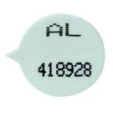 Numbered button security seal